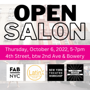 Open Salon Thursday October 6, 2022 4th St